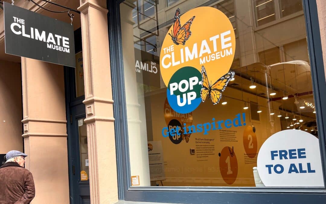 A pop-up museum inspires people to take climate action