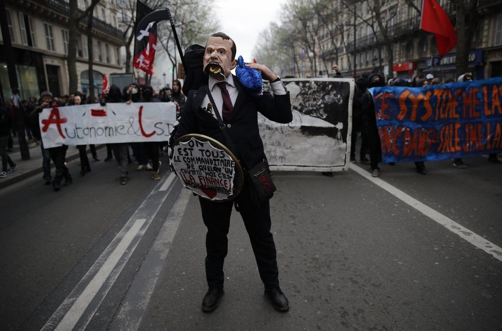 French rail strike is reformist Macron’s litmus test