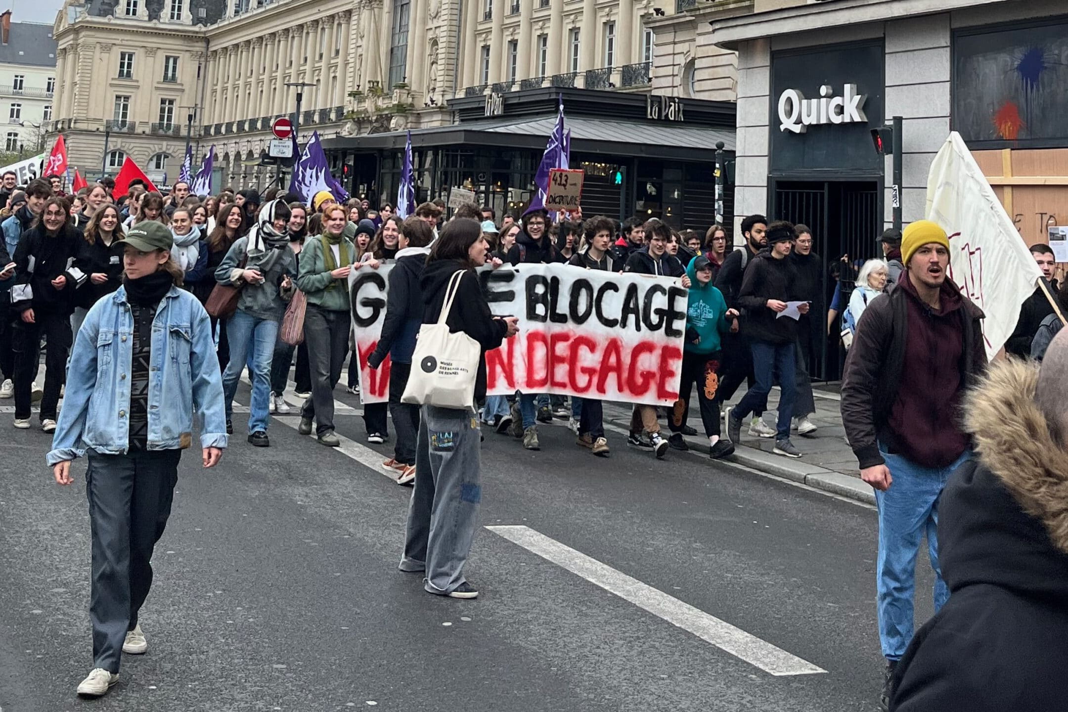 Protesting becomes the new lingua franca in France 3x2 1