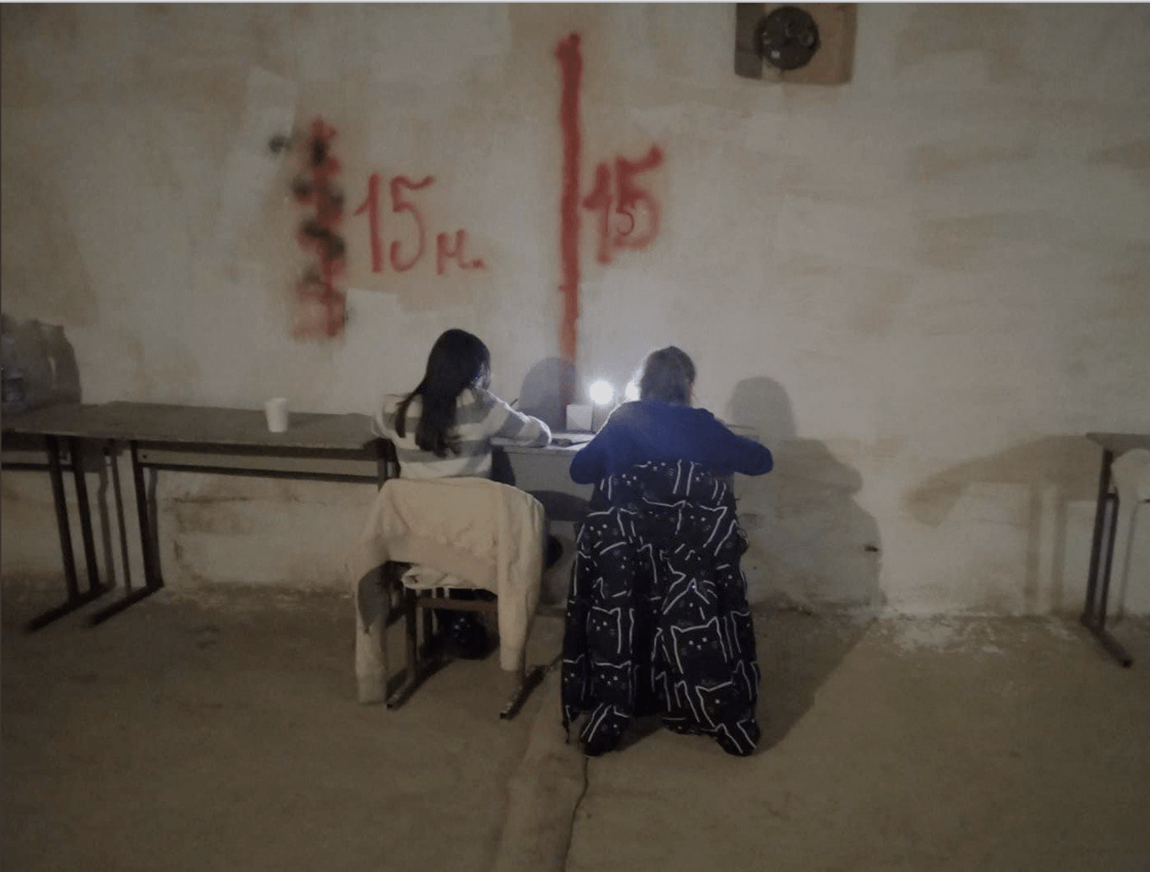 UKRAINE Voices of Children in a cellar